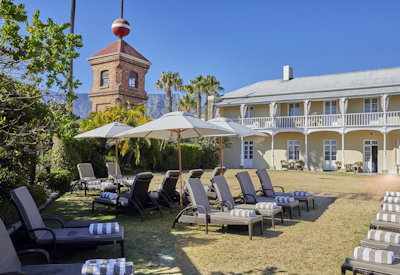 The perfect waterfront hotel with outdoor seating