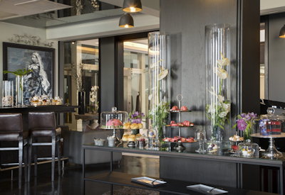 Luxury hotel with modern conveniences