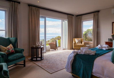 Tintswalo Boulders en-suite bathroom luxury boutique villa Simon's Town seaside retreat Cape Town