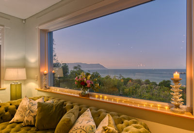 Tintswalo Boulders terrace deck Boulders Beach False Bay ocean views sundowners Cape Peninsula