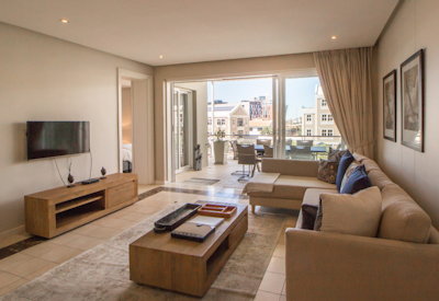 Lounge area with TV and WiFi
