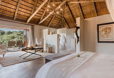 Luxury tented safari suite amid indigenous bush at Amakhala Bukela Lodge Eastern Cape