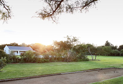 The Elephant House thatched colonial lodge lush gardens Sundays River Valley Eastern Cape