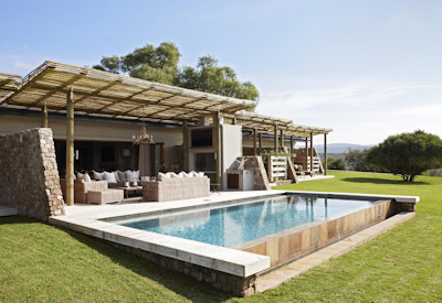 Kwandwe Fort House private safari villa Great Fish River valley Kwandwe Game Reserve Eastern Cape
