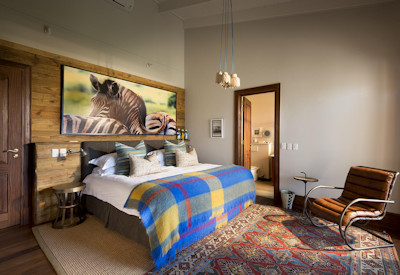 Luxury en-suite bathroom in master suite at Kwandwe Fort House Kwandwe Private Game Reserve