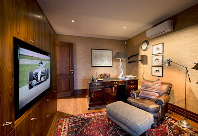 Comfortable TV room at Kwandwe Fort House Kwandwe Private Game Reserve Eastern Cape