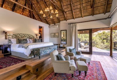 Kichaka accommodation with private plunge pools