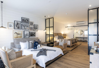 Family-friendly inter-leading luxury suite at Shamwari Riverdene Family Lodge Eastern Cape