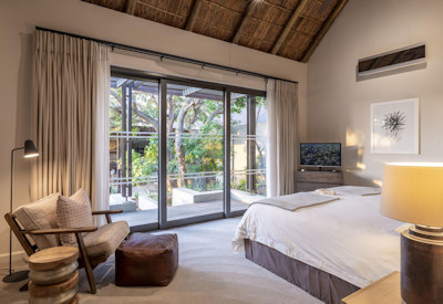 Spacious air-conditioned safari suite at Shamwari Sarili Lodge Shamwari Private Game Reserve