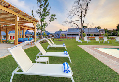 Property amenities include pool area