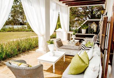 Family rooms with verandahs