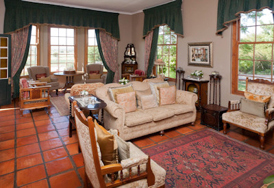 Lounge and a small library