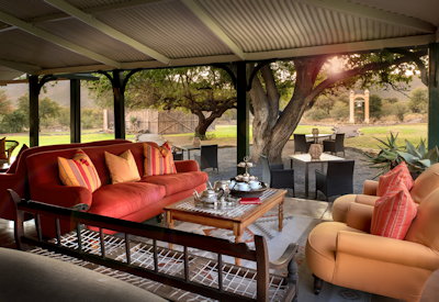 High tea on the verandah