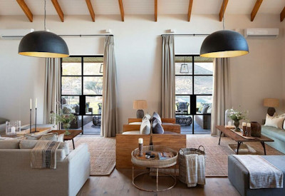 The stunning sitting room