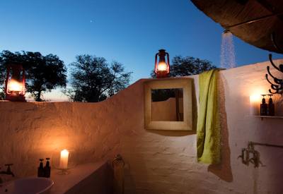 Beautiful outdoor showers