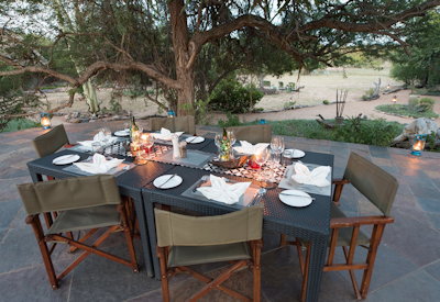 Kambaku offers guests outdoor dining