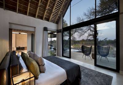 Views out over the Lion Sands Game Reserve