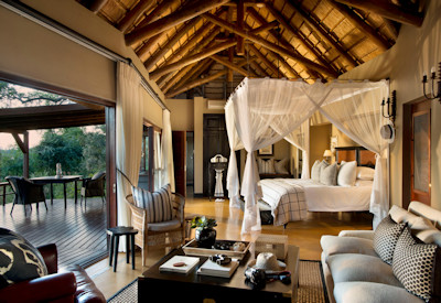 Classic Lion Sands luxury safari suite