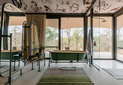 Bath tub and outdoor shower