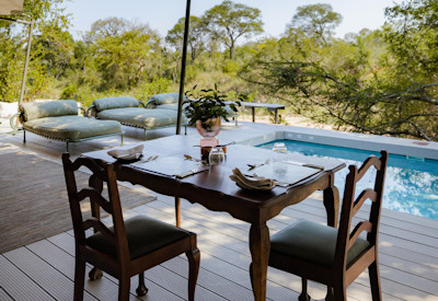 An idyllic african wilderness with magnificent grounds