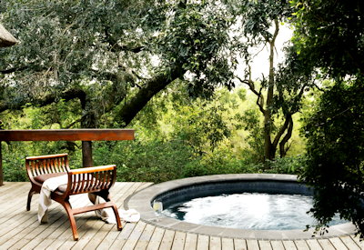 Views out over the private Sabi Sands Reserve