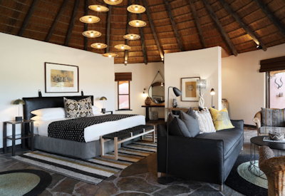 Thatched luxury rooms