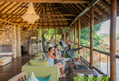 Overlooking the wildlife of the Luvuvhu River