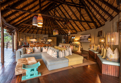 Tented camp offers up a stunning thatched lounge