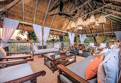 Main lounge area at Sabi Selati