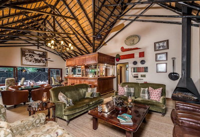 Bar and lounge area