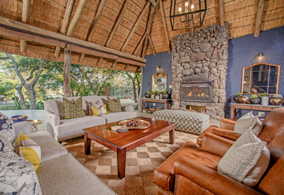 Central guest area at Savanna Private Lodge