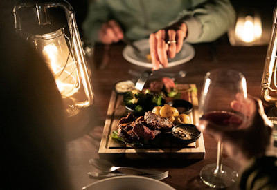 Stunning cuisine and wine options