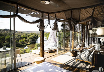 Open fronted suites with commanding views