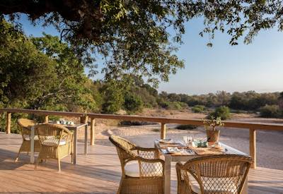 Viewing deck over the Big Five game reserve