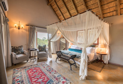 Stunning thatched safari suites