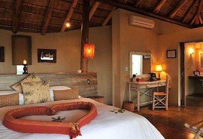 Stone and thatched suite at Buffalo Ridge Safari Lodge Madikwe Game Reserve