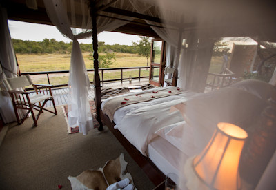 Private thatched colonial luxury villa at Jamala Madikwe Royal Safari Lodge Madikwe