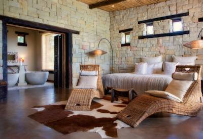 Uniquely decorated luxury bedroom suite at Hartford House Natal Midlands KwaZulu-Natal