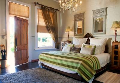 Elegantly appointed luxury suite at Hartford House five-star country hotel Natal Midlands