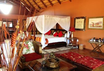 Spacious luxury en-suite safari suite at Thula Thula Safari Lodge Zululand KwaZulu-Natal