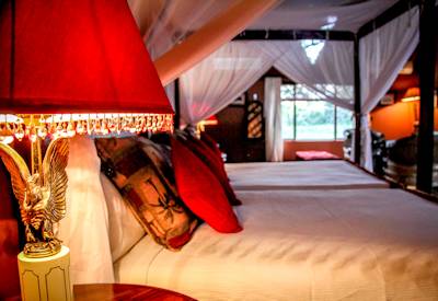 Safari suite with sweeping Zululand bushveld views at Thula Thula Safari Lodge KwaZulu-Natal