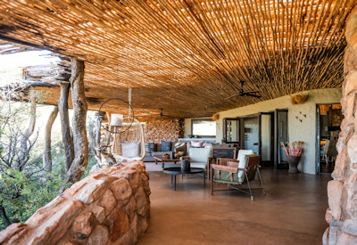 Private and shaded viewing deck