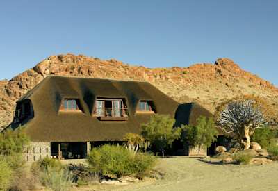 Thatched central guest area at Tutwa