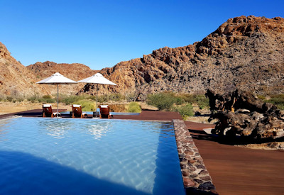Beautiful swimming pool at Tutwa