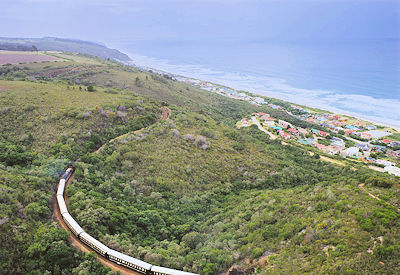 Ernie Els Oubaai golf Knysna Featherbed Rovos Rail African Collage Garden Route South Africa