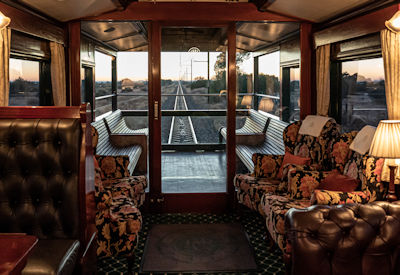 Karoo landscape 1600km Rovos Rail Cape Town Pretoria luxury train safari