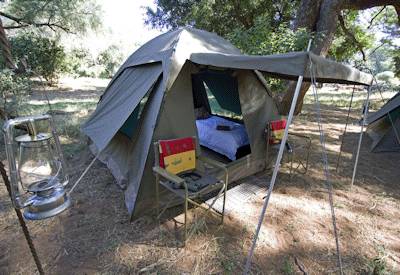 Rustic camping Pafuri concession northern Kruger National Park walking safari South Africa