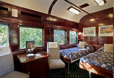 Rovos Rail luxury suite aboard Pride of Africa Pretoria Durban South Africa