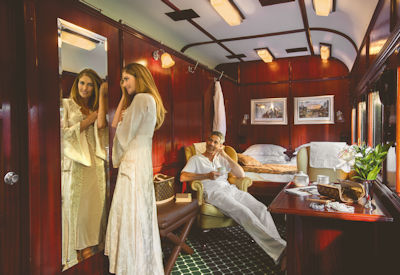 Rovos Rail luxury suite observation car Pretoria to Victoria Falls safari