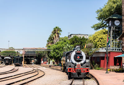 Rovos Rail Pride of Africa Capital Park Station Pretoria Southern Cross luxury train safari